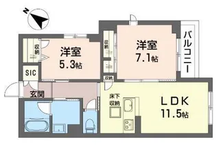シャルム・I【1階】の間取り