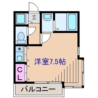 WOODBELLV【1階】の間取り