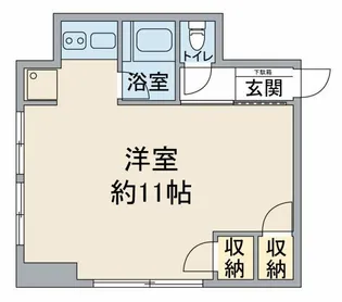東京都新宿区須賀町【マンション】の間取り