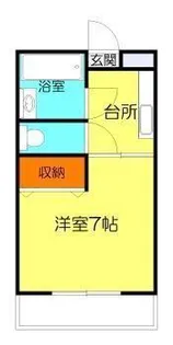 加納ビル A棟【4階】の間取り