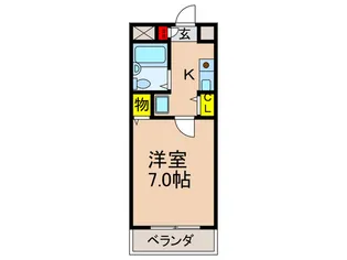 ヴァンヴェール楠葉【2階】の間取り