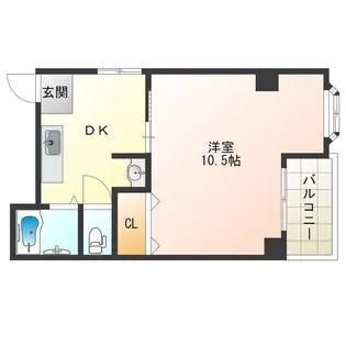 ファースト梅香【3階】の間取り