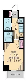 プリマヴェーラ北千住【4階】の間取り