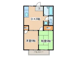 コ-ト中野II【2階】の間取り