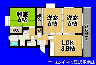 福岡県福岡市早良区干隈3【マンション】の間取り