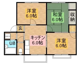 コンフィアンス【2階】の間取り