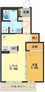 シャンボール【2階】の間取り