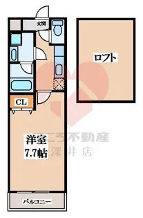フジパレス初芝駅南II番館【2階】の間取り