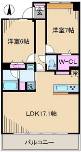東京都足立区新田3【マンション】の間取り