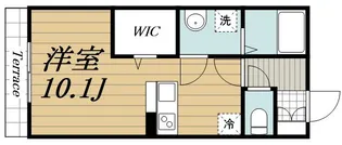 千葉県成田市東町【アパート】の間取り
