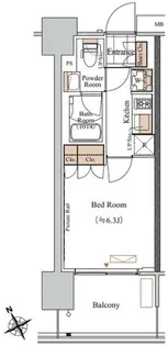千葉県船橋市印内町【マンション】の間取り