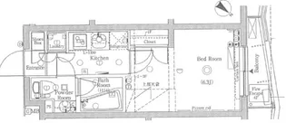 AXAS豊洲アジールコート【3階】の間取り