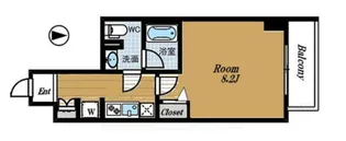 AZEST清澄白河【3階】の間取り