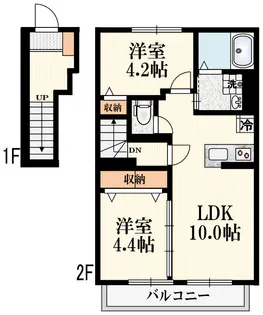 サザンシード【2階】の間取り