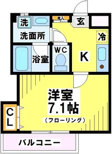東京都府中市住吉町2【マンション】の間取り