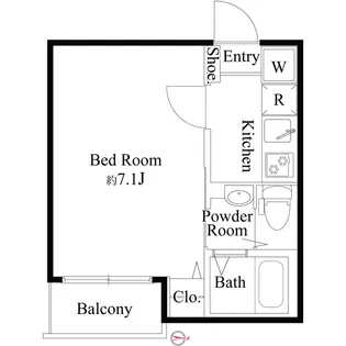 ソレイユ糀谷【2階】の間取り