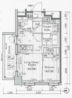 デュオヴェール東京東向島【2階】の間取り