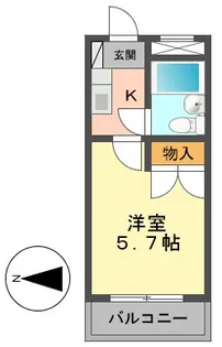 東京都江戸川区南小岩8【マンション】の間取り