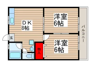 ヒルズ21【2階】の間取り