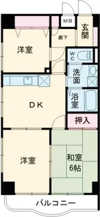 U residence三鷹【2階】の間取り