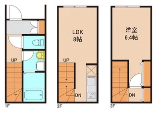千葉県松戸市新松戸7【一戸建】の間取り