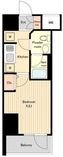 ガリシア代々木【5階】の間取り