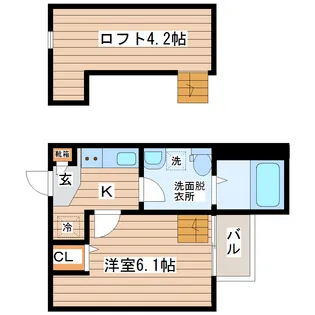 エスペランサ大野田【2階】の間取り