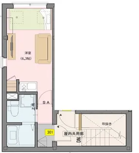 ラムダAIZAWA【3階】の間取り