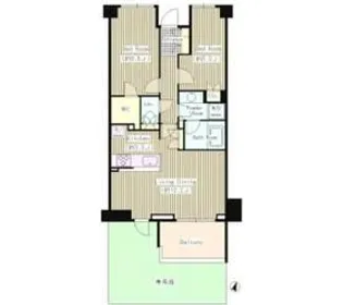 OASE用賀WEST【1階】の間取り