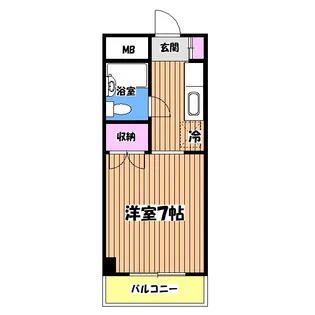 長沼田口ハイツ【4階】の間取り