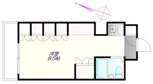 ブレアハウス【3階】の間取り