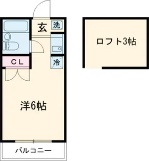 リトルブーケ久我山【2階】の間取り