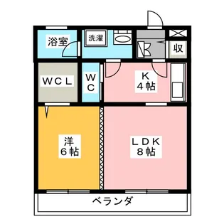 エストワール【1階】の間取り