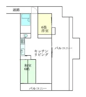 ルネ新行徳B棟【7階】の間取り