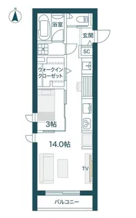 グロリア要町【3階】の間取り