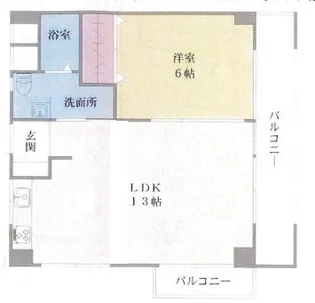 神奈川県横浜市港北区菊名6【マンション】の間取り