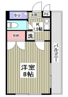 サンエイアームス【2階】の間取り