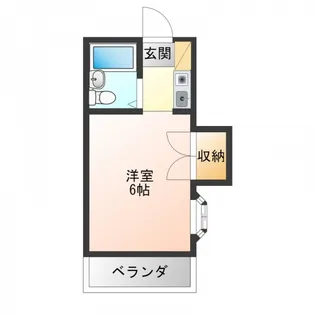フォート佐古【2階】の間取り