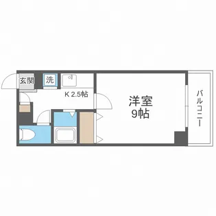 モンブラン【6階】の間取り