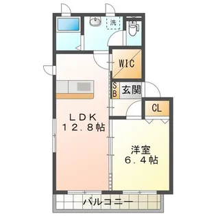グランサージュ B【2階】の間取り