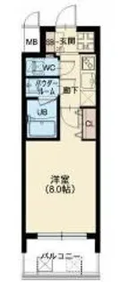 大阪府大阪市福島区野田4【マンション】の間取り