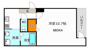 フジパレス山之内VIII番館【3階】の間取り