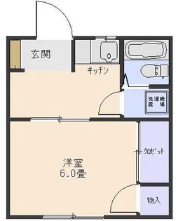 レジーナ児玉【1階】の間取り