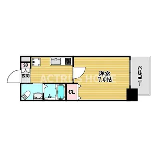 大阪府大阪市阿倍野区昭和町1【マンション】の間取り