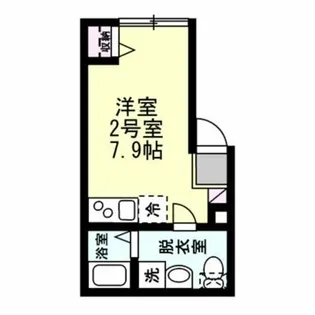 ベイルーム横濱関内【2階】の間取り