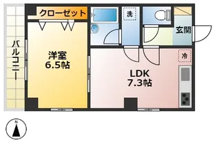 イレール並木【2階】の間取り