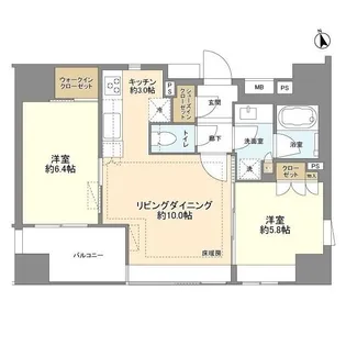 東京都中央区湊3【マンション】の間取り
