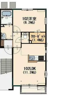 メゾン・ド・ツール【1階】の間取り