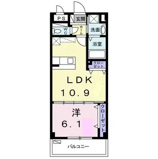サンヒルズマンション【3階】の間取り