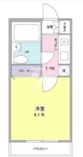 東京都品川区旗の台5【マンション】の間取り